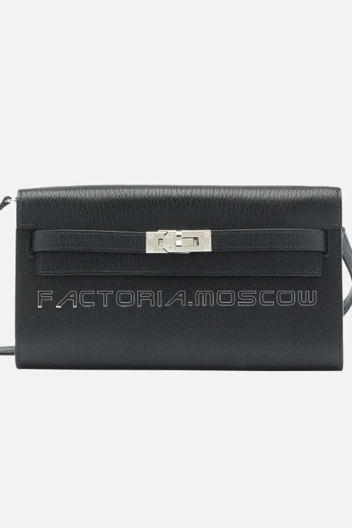 Hermes Kelly Wallet To Go With Palladium Hardware