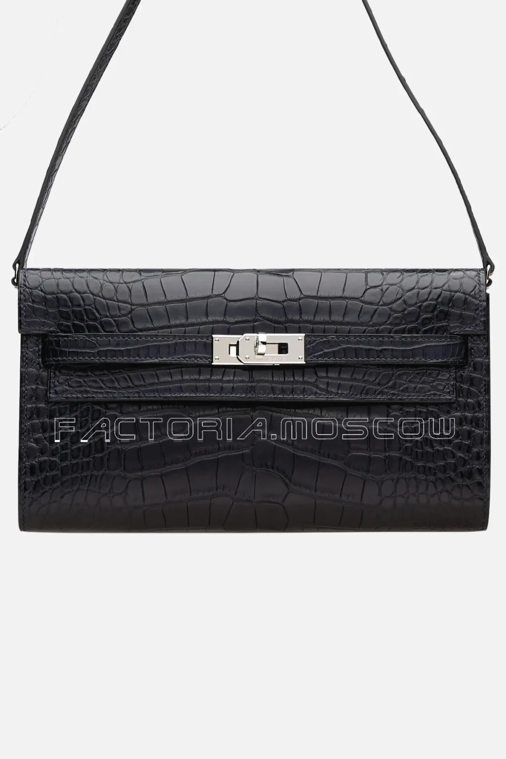 Hermes Kelly To Go Matte Alligator With Palladium Hardware