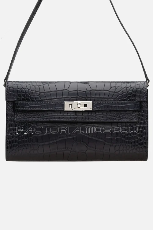 Hermes Kelly To Go Matte Alligator With Palladium Hardware