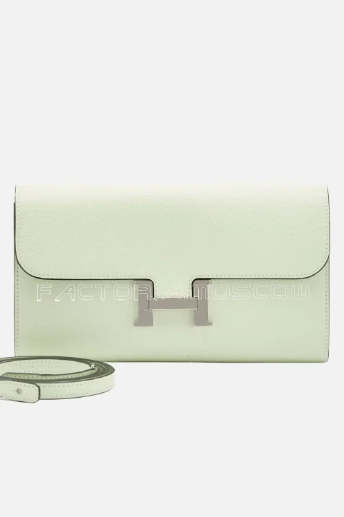 Hermès Constance Wallet To Go Palladium Hardware