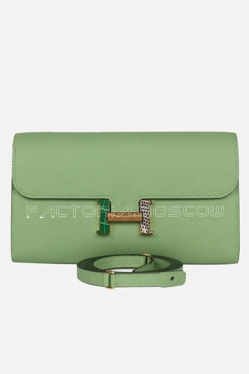 Hermès Constance Wallet To Go Marquette Gold Hardware