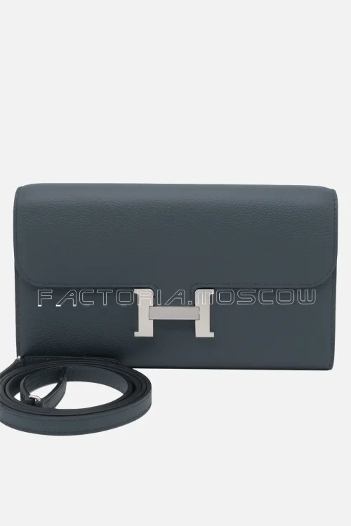 Hermès Constance To-Go Wallet Palladium Hardware
