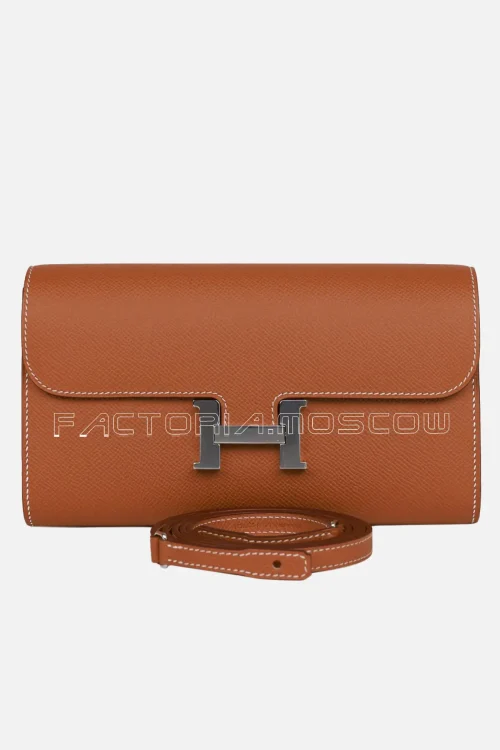 Hermès Constance Wallet To Go Palladium Hardware
