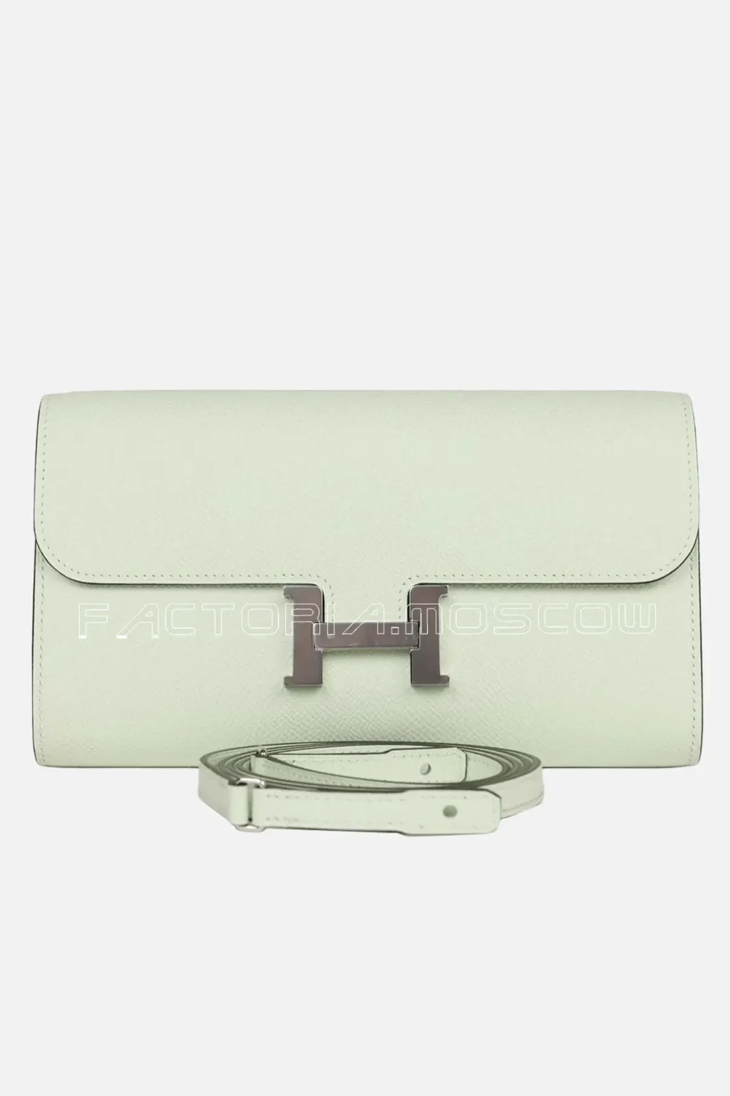 Hermès Constance To-Go Wallet Palladium Hardware