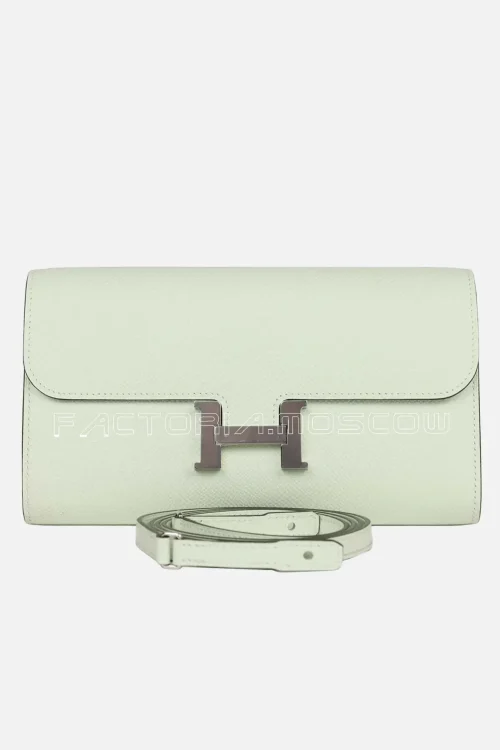 Hermès Constance To-Go Wallet Palladium Hardware