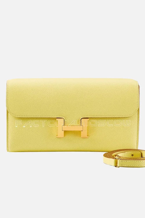 Hermès Constance Long-To-Go Wallet Gold Hardware