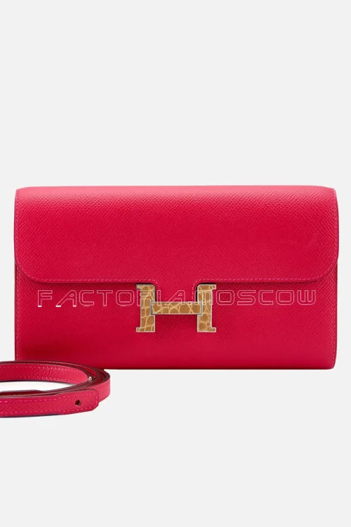 Hermès Constance To-Go And Beige Sable Alligator Palladium Hardware