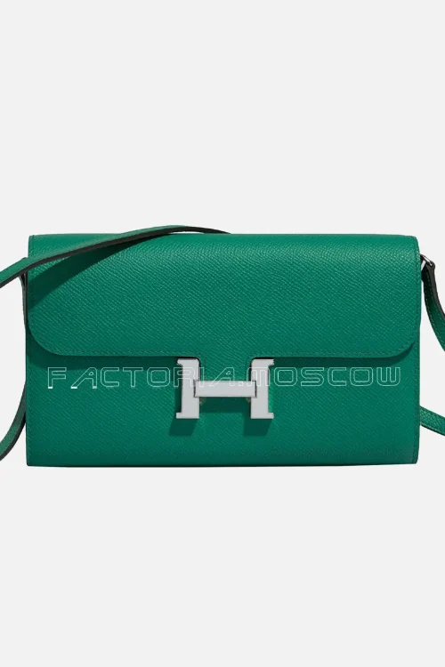 Hermès Constance To Go Vert Jade/Blue Brume Hardware Palladium