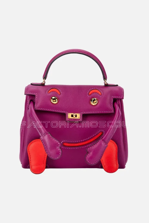 Hermès Hss Quelle Idole Kelly Doll Anemone And Bougainvillier Gold Hardware