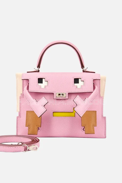 Hermès Quelle Idole Kelly Doll Picto Mauve Sylvestre
