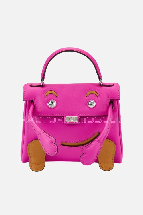 Hermès Quelle Idole Kelly Doll Magnolia And Biscuit Palladium Hardware