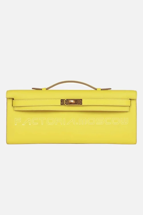 Hermès Kelly Cut Gold Hardware