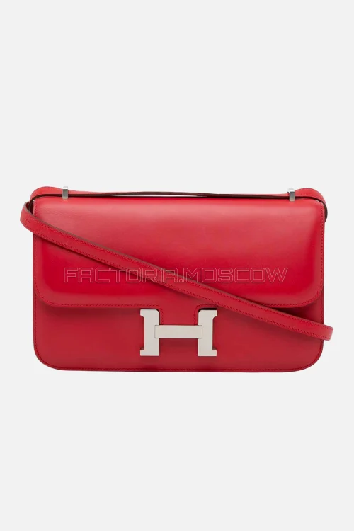 Hermes Constance Elan 25 Box Calf Rouge Vif PHW