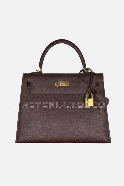 Hermès Kelly Sellier 25 Epsom Colour Rouge Sellier GHW