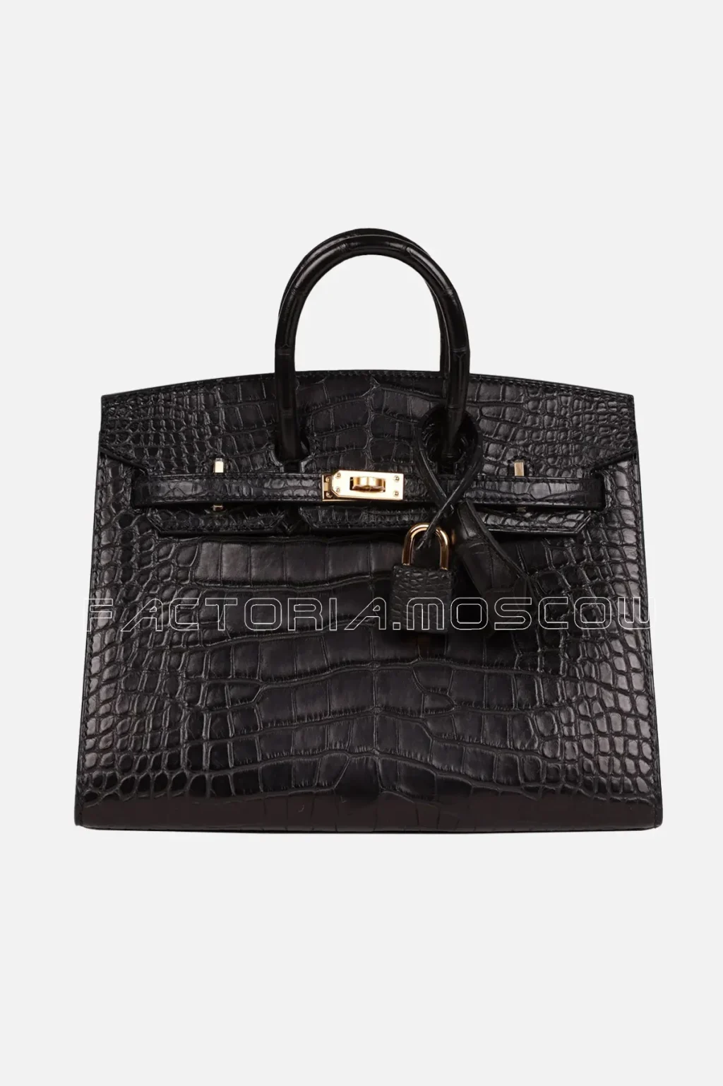 Hermès Birkin Sellier 20 Black Matte Alligator GHW