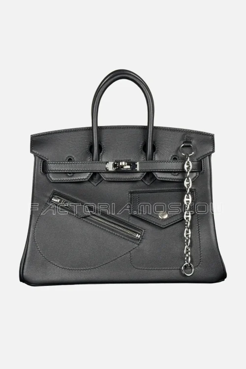 Hermès Birkin 25 Rock Volupto Black PHW