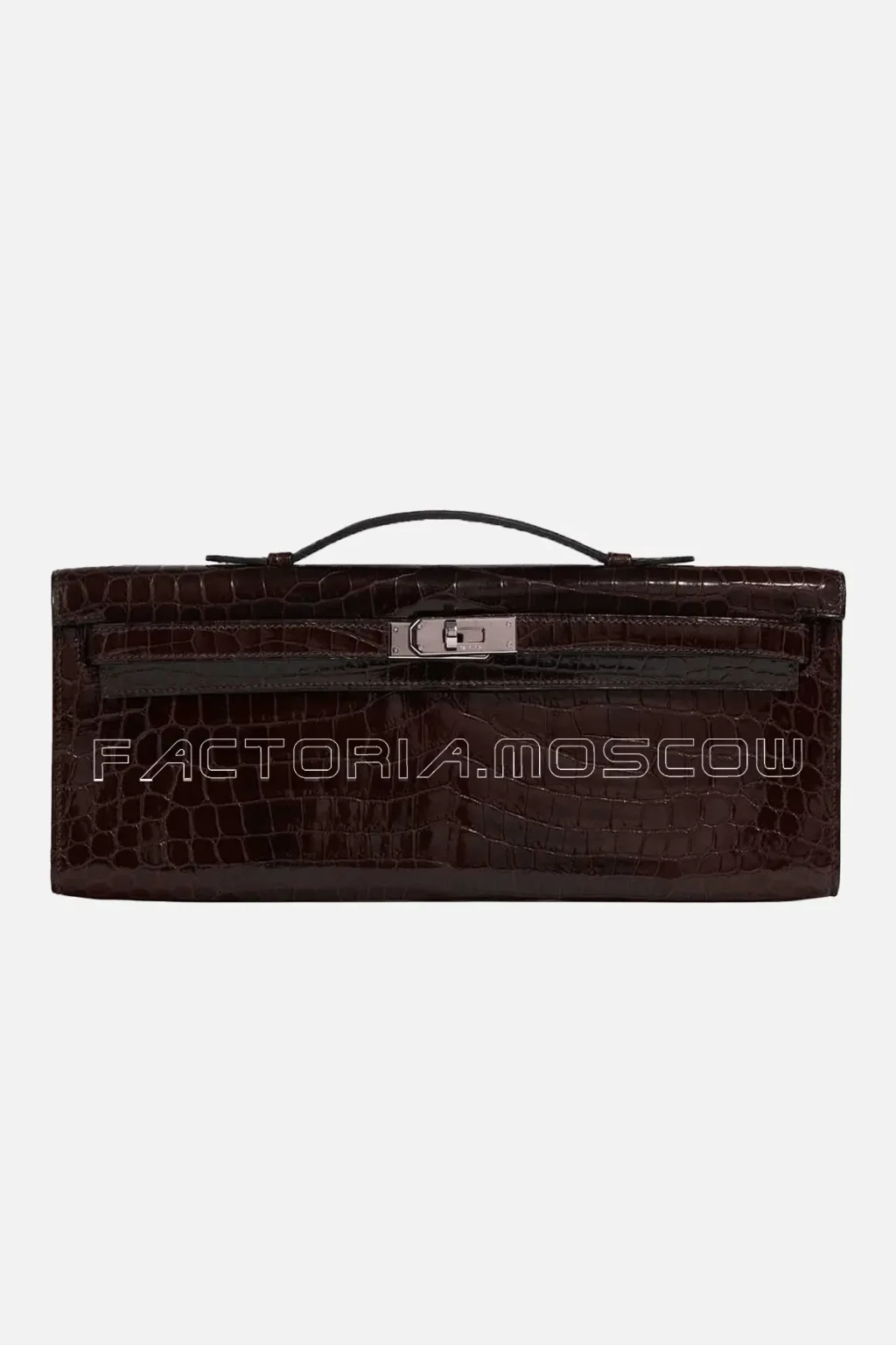 Hermès Kelly Cut Clutch Hardware Palladium