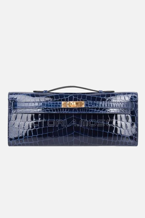 Hermes Kelly Cut Clutch Gold Hardware