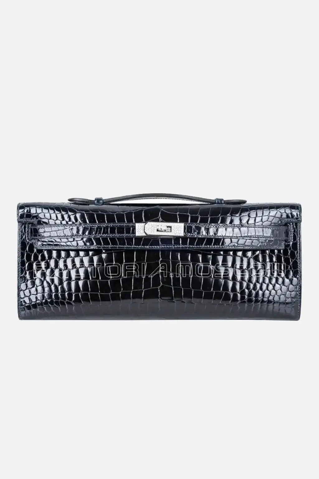 Hermes Kelly Cut Clutch Hardware Diamond