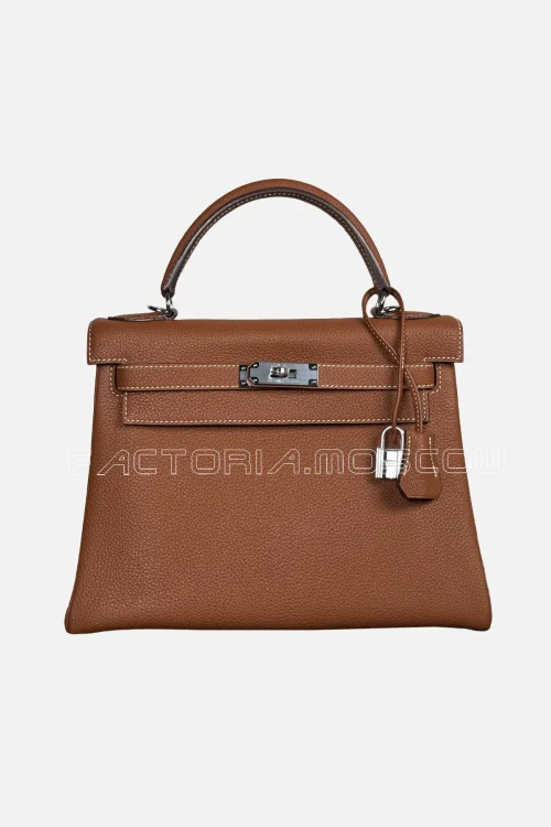 Hermès Kelly Retourne 28 Togo Colour GHW Palladium