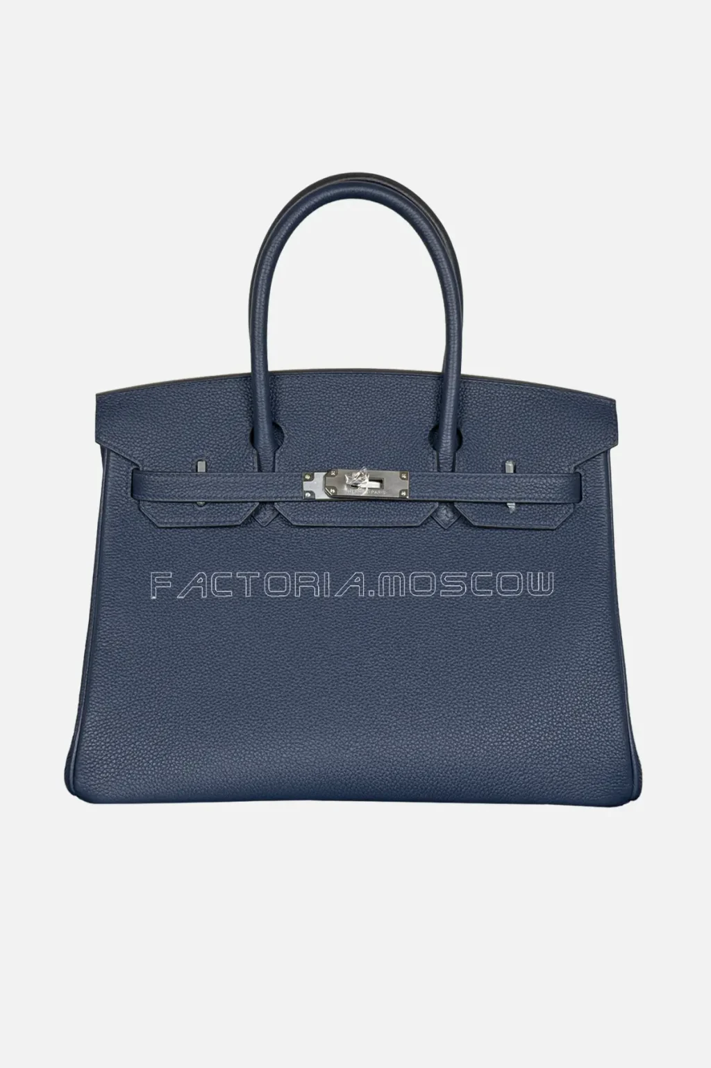 Hermes HSS Birkin 30 Togo Bleu Sapphire/Gris Mouette Hardware PHW