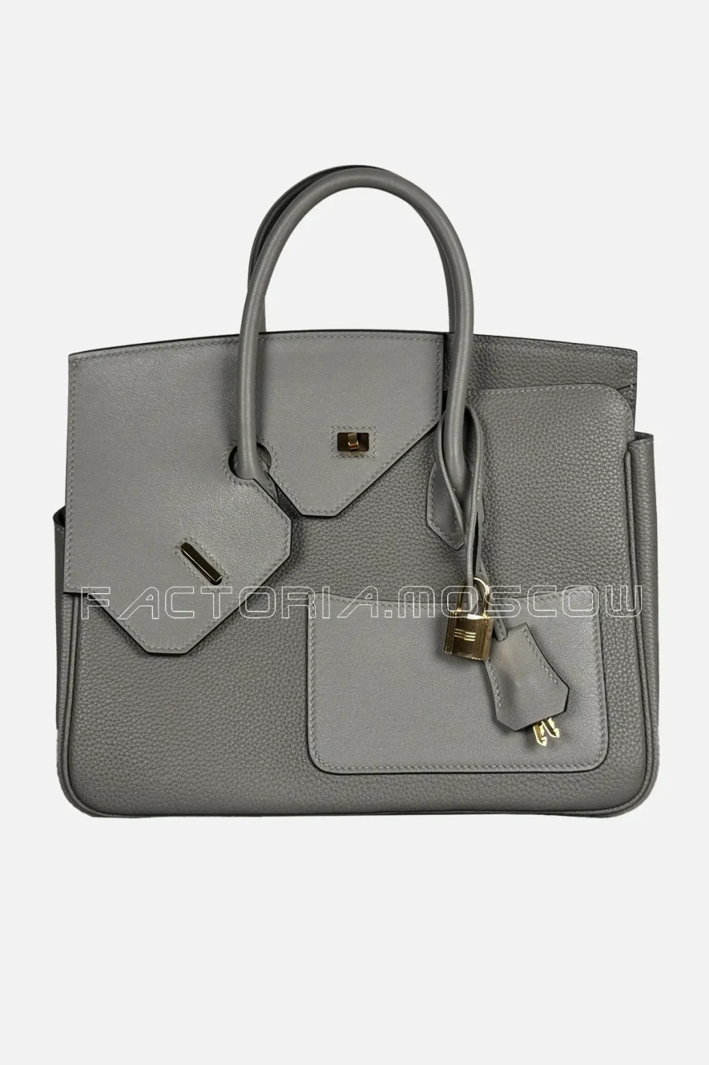 Hermes Birkin En Desordre 30 Togo/Swift Colour Gris Meyer GHW
