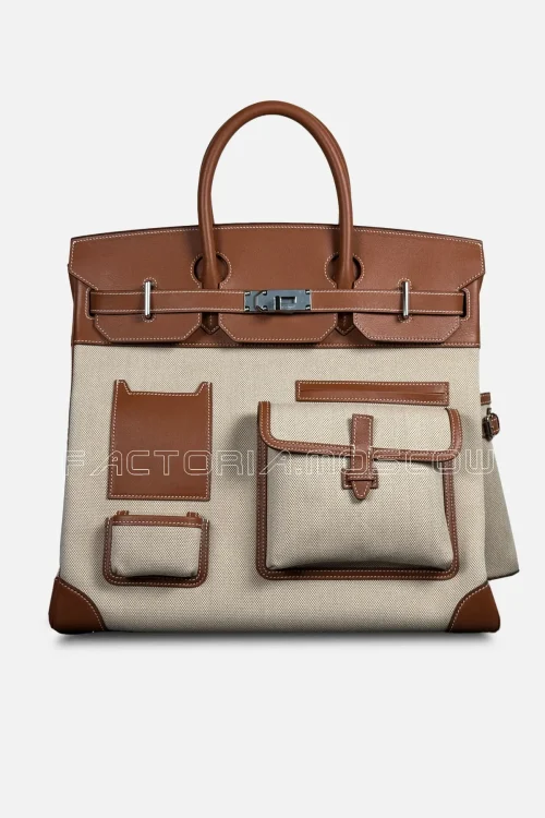 Hermes Birkin HAC 40 Swift/Toile H Colour GHW PHW