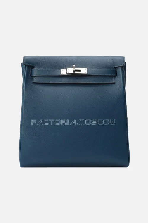 Hermès Kelly Ado Ii 22 Bleu Sapphire Evercolor Phw