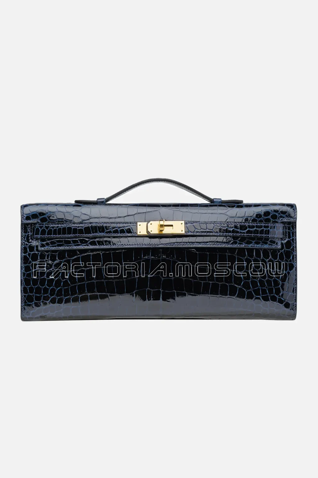 Hermes Kelly Cut Shiny With Gold Hardware