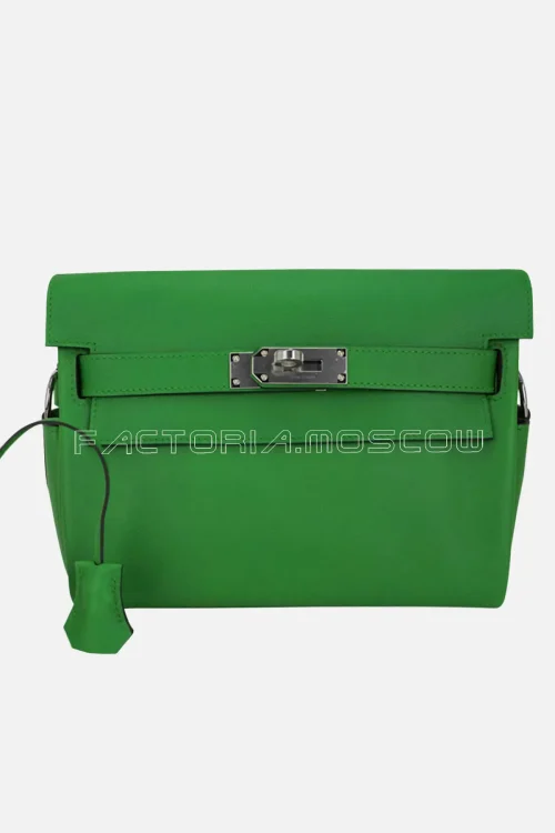 Hermes Kelly Messenger Pm Bag Palladium Hardware