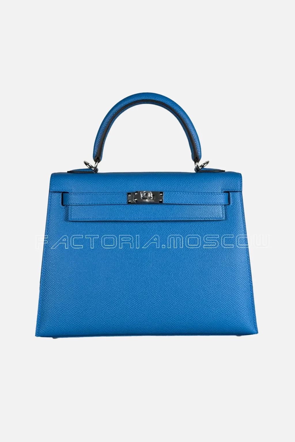 Hermes Kelly Sellier 25 Epsom Colour Blue France PHW