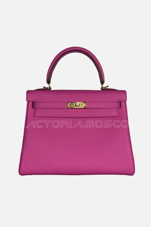 Hermes Kelly Retourne 25 Togo Colour Magnolia GHW