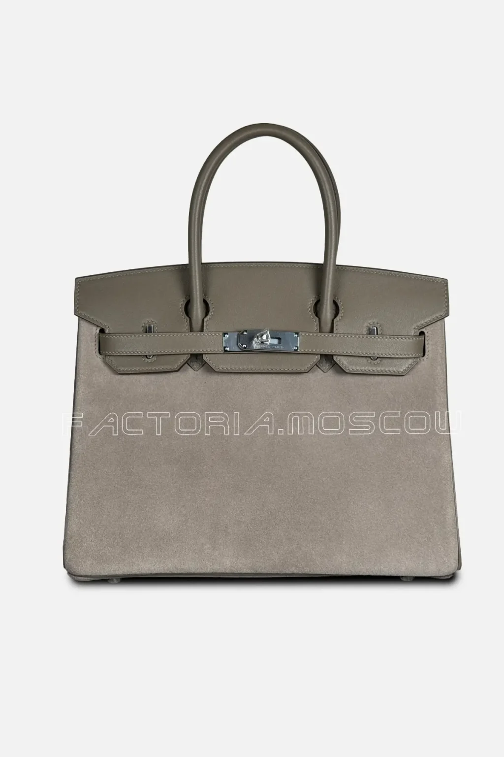 Hermes Birkin 30 Grizzly Colour Gris Caillou/Etoupe PHW