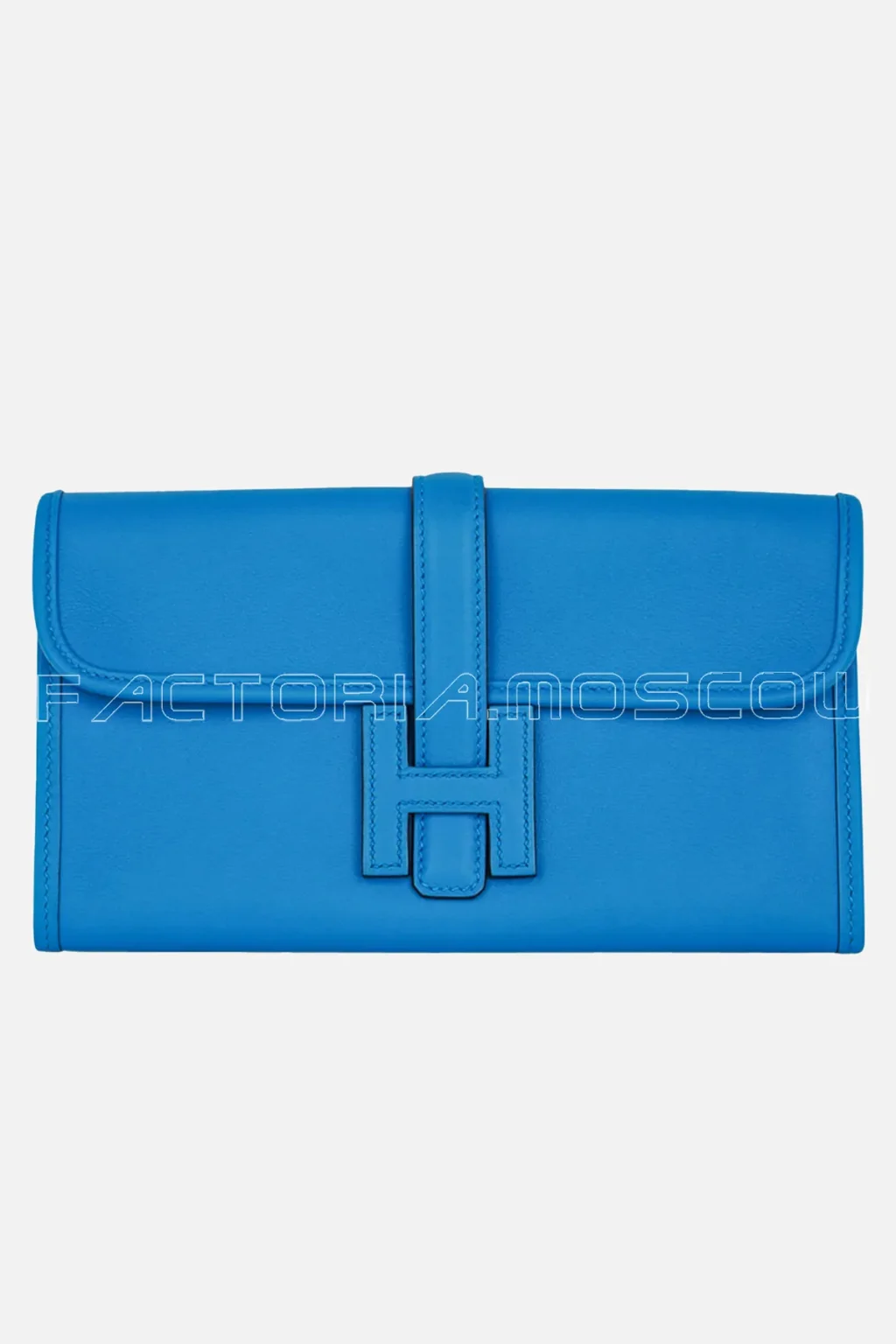 Hermes Jide Elan 29 Clutch Swift Blue Frida Hardware Leather