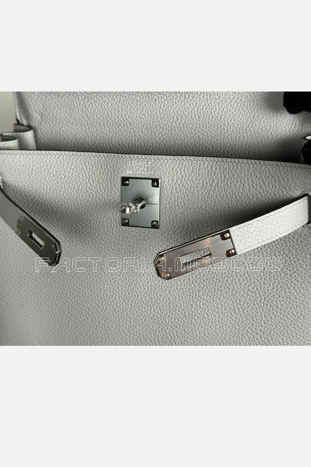 Hermes Kelly Retourne 28 Togo Colour Blue Glacier PHW