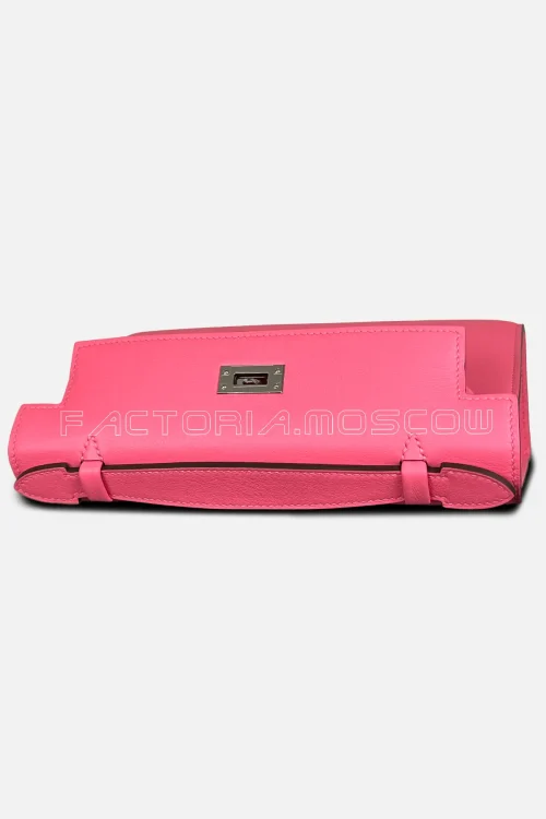 Hermes Kelly Pouchette Swift Colour Rose Azalee PHW