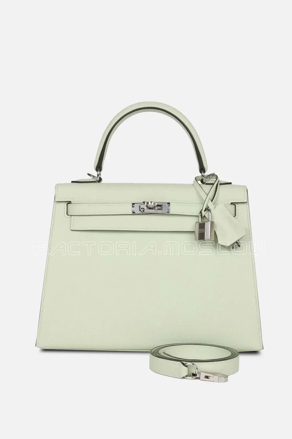 Hermès Kelly Sellier 25 Vert Fizz Epsom PHW