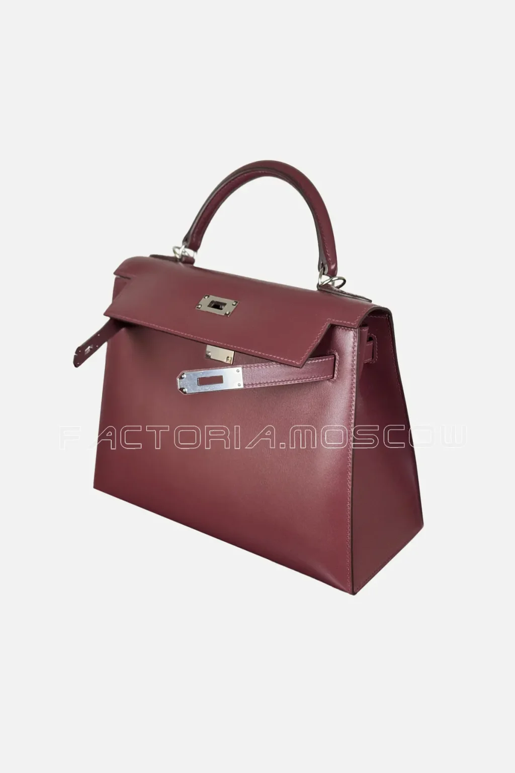 Hermes Kelly Sellier Box Calf Colour Rouge H PHW