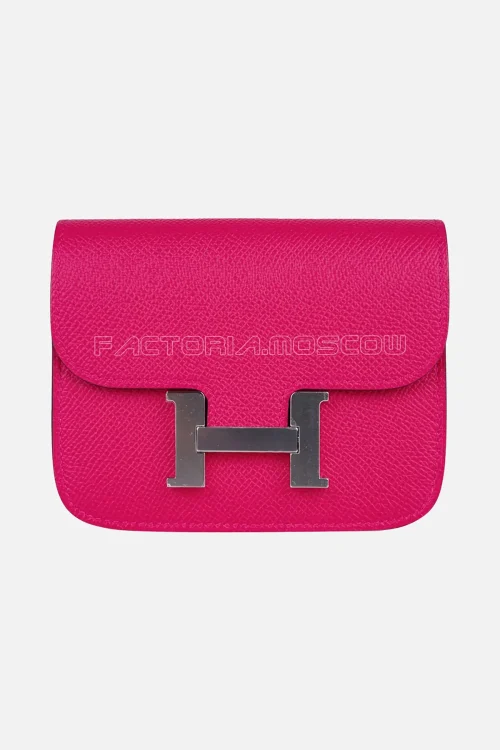Hermes Constance Slim Epsom leather Rose Mexico Hardware Phw
