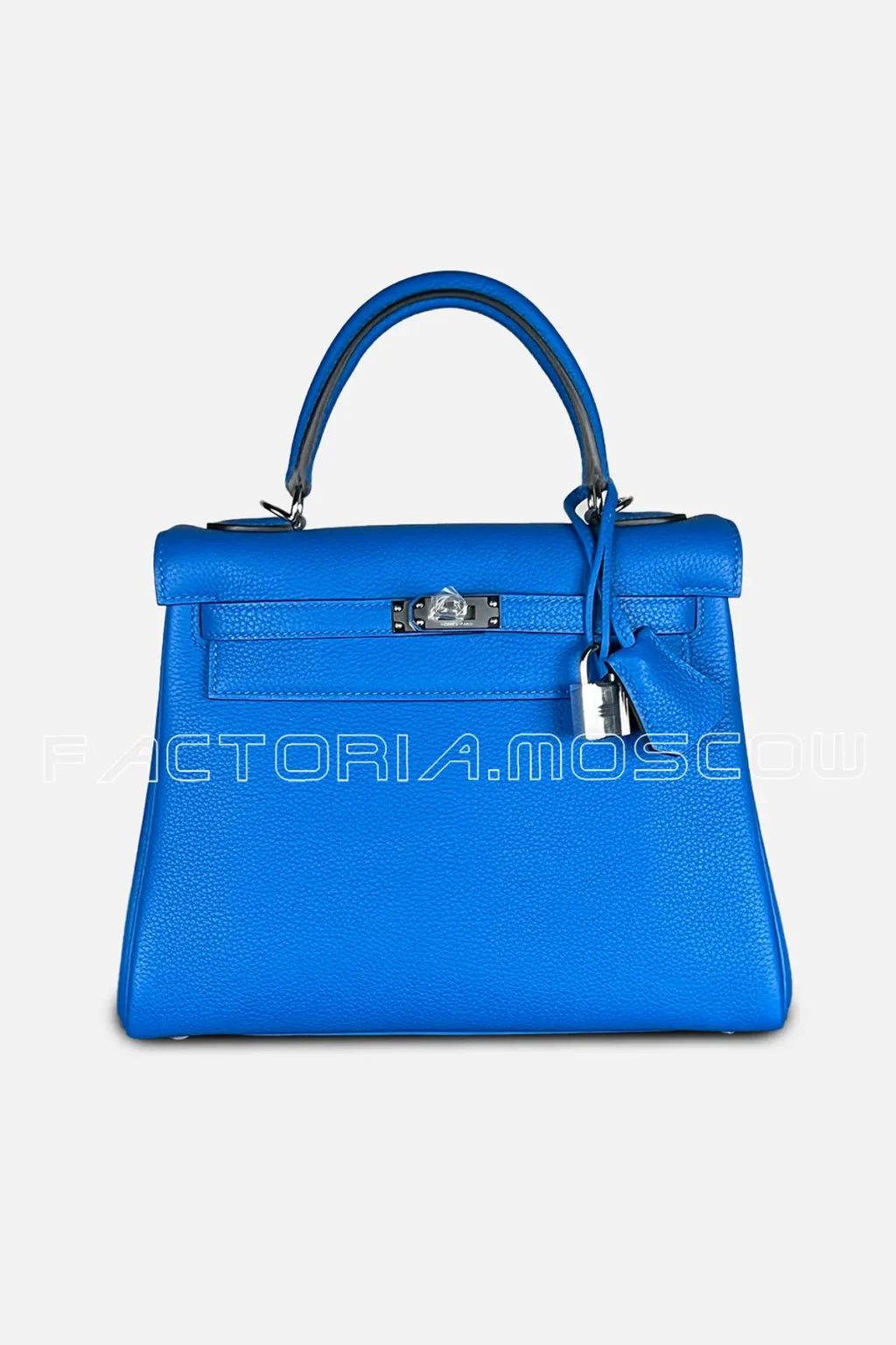 Hermes Kelly Retourne 25 Togo Colour Blue Hydra PHW