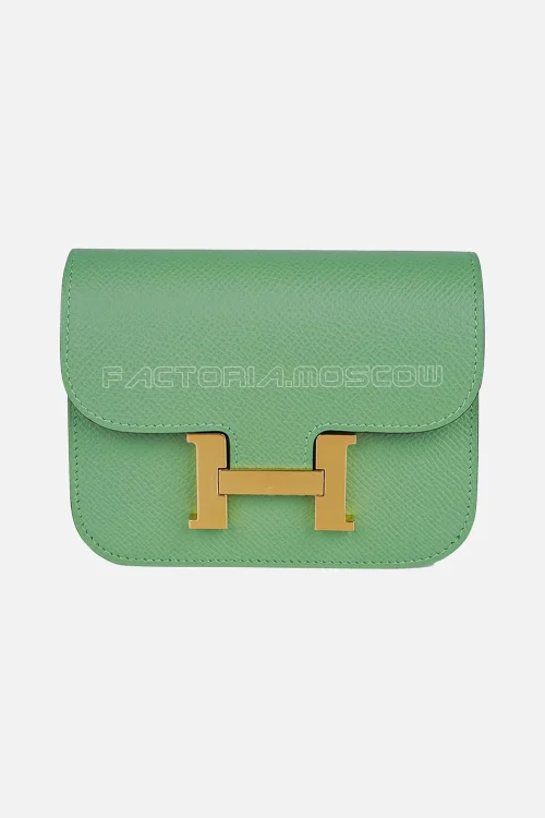 Hermes Constance Slim Epsom leather Vert Criquete Hardware Ghw