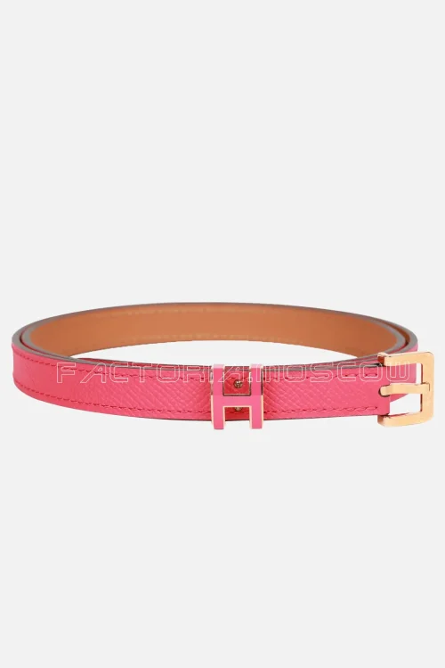 Hermès Pop H Belt 15mm Rose Extreme Epsom Rose Gold 80cm