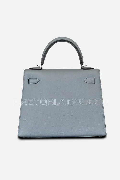 Hermes Kelly Sellier 25 Epsom Colour Blue Lin PHW