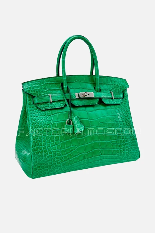 Hermes Birkin 35 Alligator Matte Colour Cactus PHW