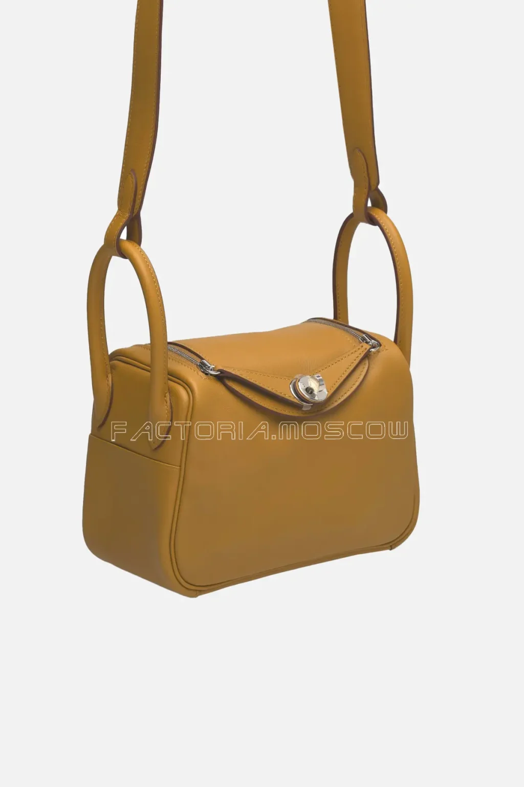 Hermes Mini Lindy 20 Sesame/Bleu Brume Swift PHW