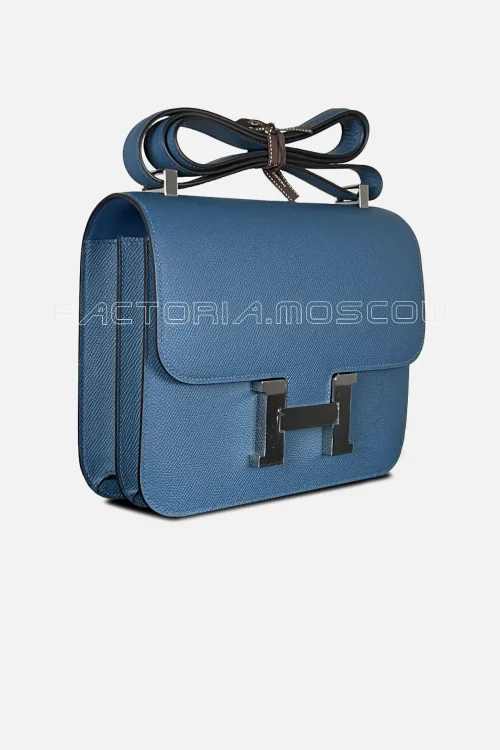 Hermes Constance 24 Epsom Colour Blue Agate PHW