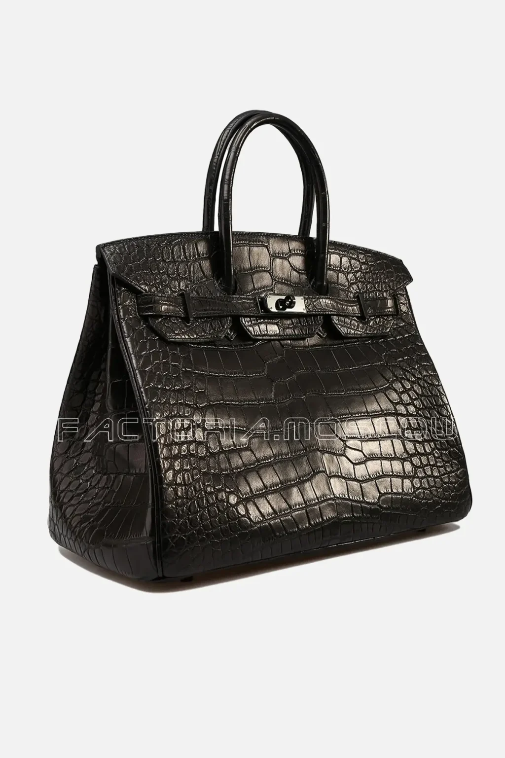 Hermes Limited Edition Birkin 35 So Black Alligator Black Hardware
