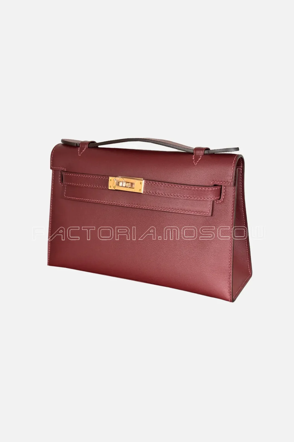 Hermes Kelly Pochette Swift Colour Rouge H Hardware Rghw