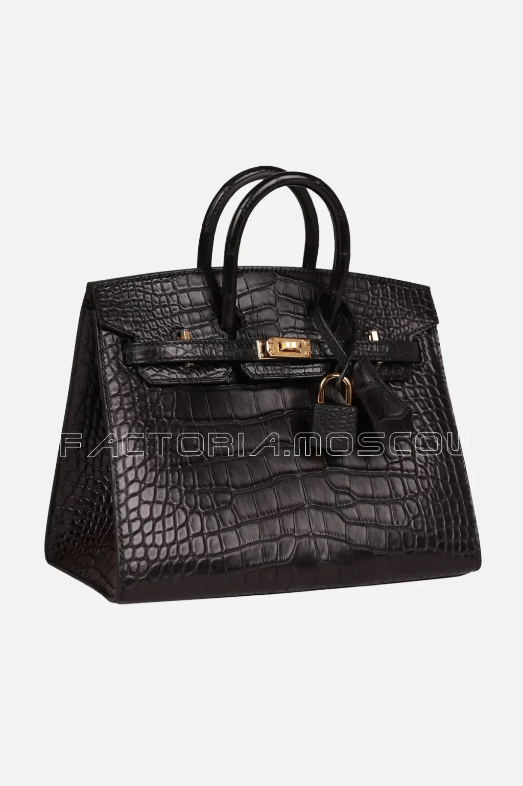 Hermès Birkin Sellier 20 Black Matte Alligator GHW