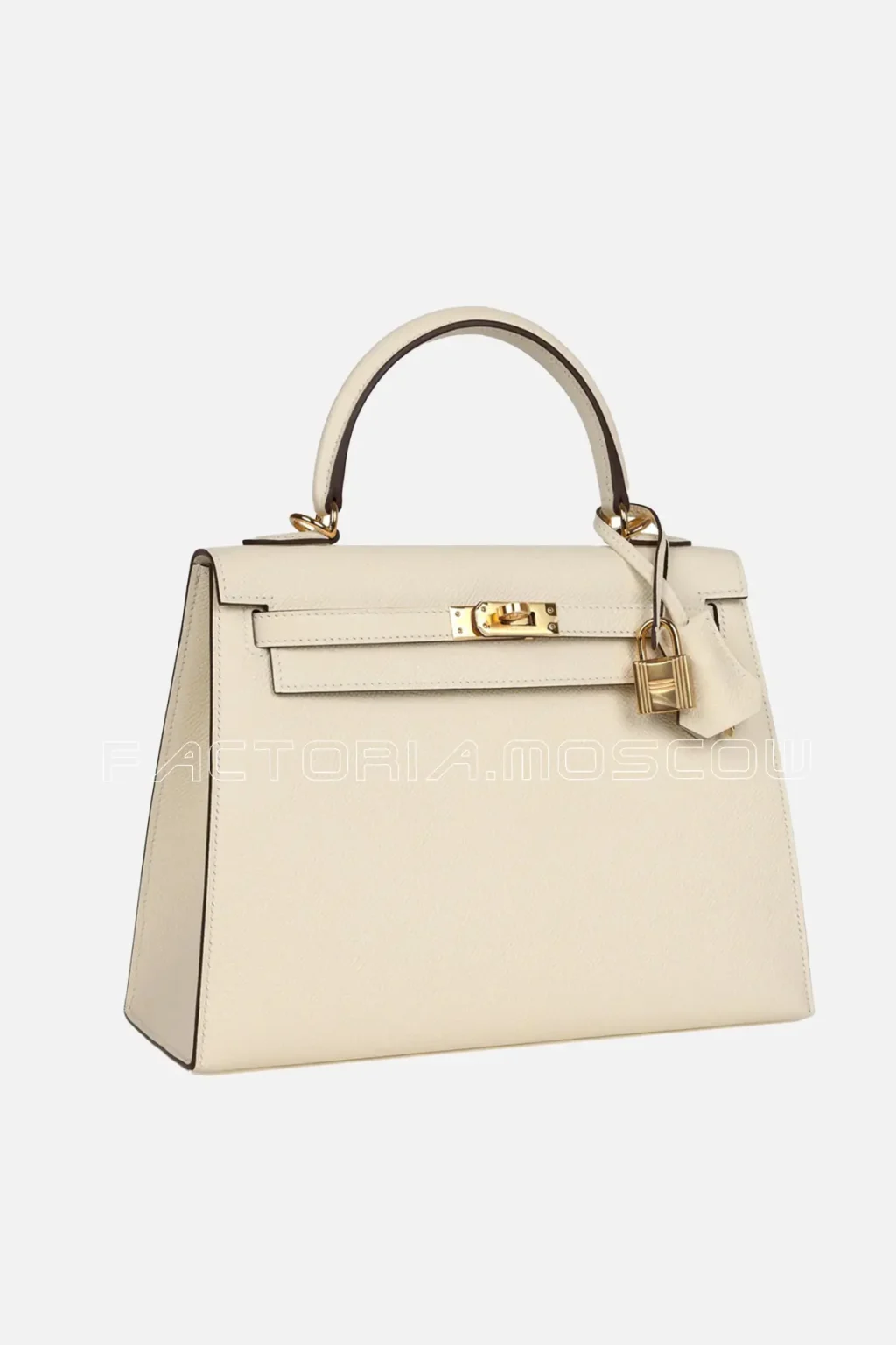 Hermès Kelly Sellier 25 Nata Epsom GHW